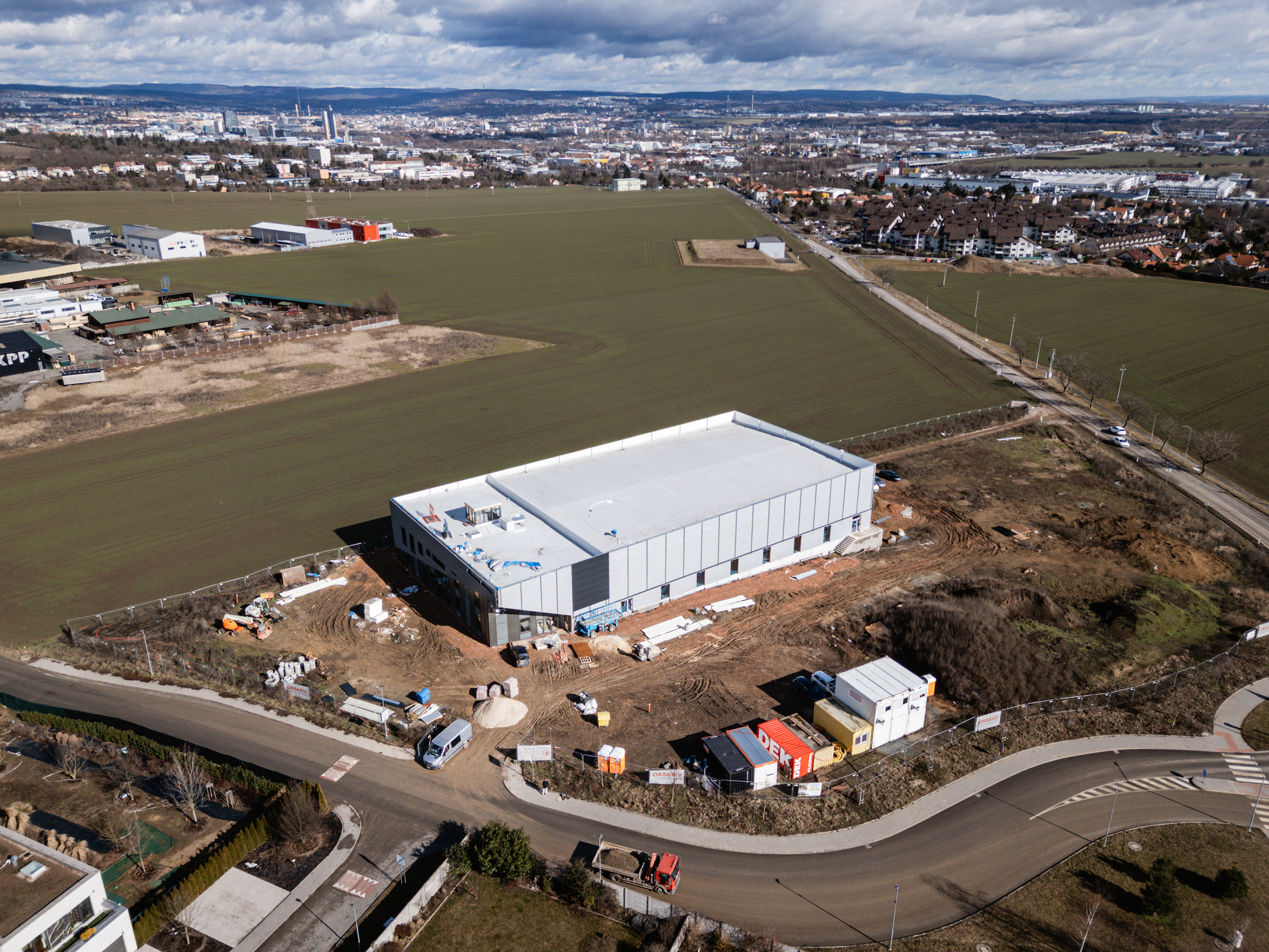 Stavba Sportovní haly Moravany | únor 2026